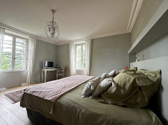 Verde Bedroom - Bed and breakfast with dinner with pool - Lot - France