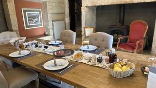 Petit déjeuner - Chambres d'hote de Charme - Cahors - Lot